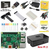 CanaKit Raspberry Pi 2 1GB Ultimate Starter Kit Over 40 Components New Raspberry Pi 2  WiFi Dongle  8GB SD Card  Case  Power Supply and many more