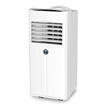 JHS 10,000 BTU Portable Air Conditioner, 3-in-1 Floor AC Unit with 2 Fan Speeds, Remote Control and Digital LED Display, Cover up to 300 Sq. Ft.