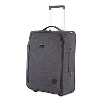 SWISSGEAR Getaway Weekend Rolling Carry-On 20-inch Luggage | Wheeled Travel Suitcase | Dark Gray