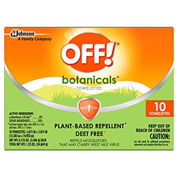 OFF! Botanicals Insect Repellent Towelettes (10 ct)