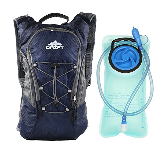 Hydration Backpack with 2 Liter Water Bladder Fits Men & Women & Children for Running Marathon Racing Hiking Backpacking Hunting Camping Cycling Walking Climbing Kayaking Outdoor Survival
