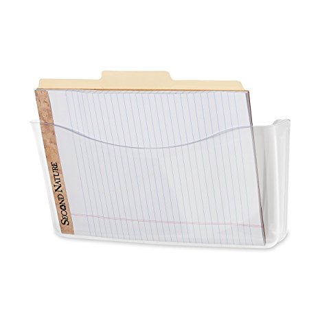 Rubbermaid Unbreakable Single Pocket Wall File, Letter Size (85. x 11), Clear (65972ROS)