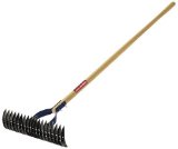 True Temper 1914000 Adjustable Thatching Rake with 54-Inch Wood Handle