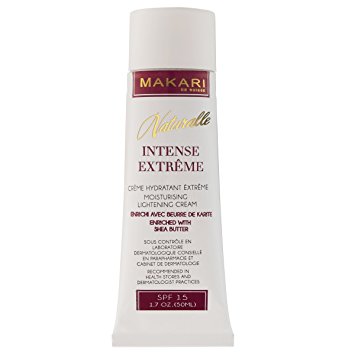 Makari Naturalle Intense Extreme Lightening Face Cream 1.7oz – Moisturizing & Toning Cream with Shea Butter & SPF 15 – Anti-Aging & Whitening Treatment for Dark Spots, Acne Scars & Wrinkles