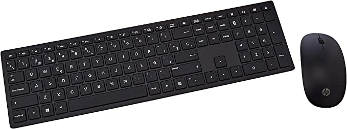 HP Pavilion 800 Black Slim 2.4 GHz USB Wireless Keyboard & Wireless Mouse Combo