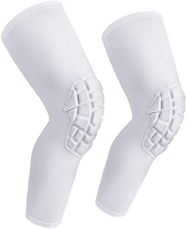 O-Best Knee Pads, (1 Pair) Compression Crashproof Volleyball Leg Knee Sleeve Protector Gear