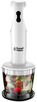 Russell Hobbs 4008496938209 RU-24600 2-in-1 Hand Blender – Easy Clean with Two Speed Settings 200W, 200 W, White