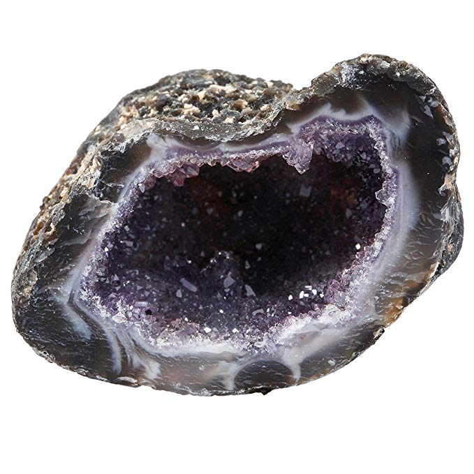 rockcloud Natural Raw Healing Crystal Druzy Geode Agate Mineral Irregular Home Decoration Gemstone Specimen