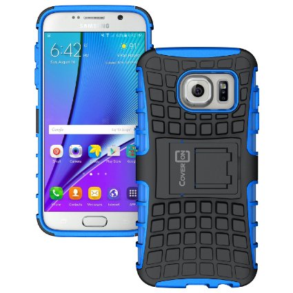 Samsung Galaxy S7 Case CoverON Atomic Series Hybrid Armor Cover Tough Protective Hard Kickstand Phone Case for Galaxy S7 - Blue