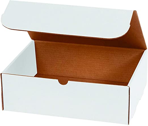 200 - 6x4x2 White Corrugated Shipping Mailer Packing Box Boxes Four 50 Bundles