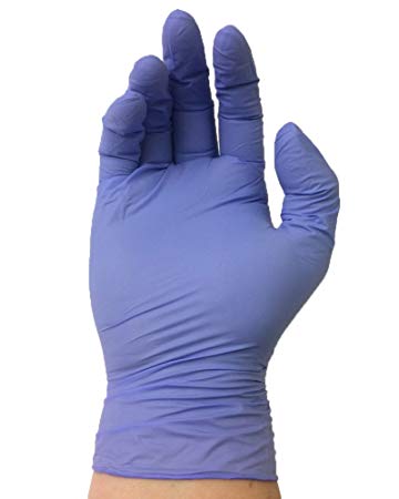 Purple Nitrile Exam 3.5 Mil Gloves- Powder Free, Latex Free, Chemo & Fentanyl Certified, Food Safe (Size SM Box of 200)