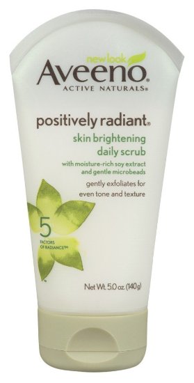 2 Pack Aveeno Positively Radiant Skin Brightening Daily Scrub 5 Ounce Ea