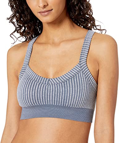 Amazon Brand - Mae Women's Seamless Wide Strap Crop Bralette (for A-C cups)