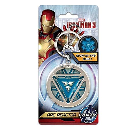 Marvel Iron Man 3 Arc Reactor Pewter Key Ring