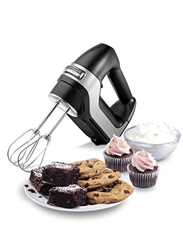 Hamilton Beach 62651 Professional 5 Speed Hand Mixer, Standard, Black