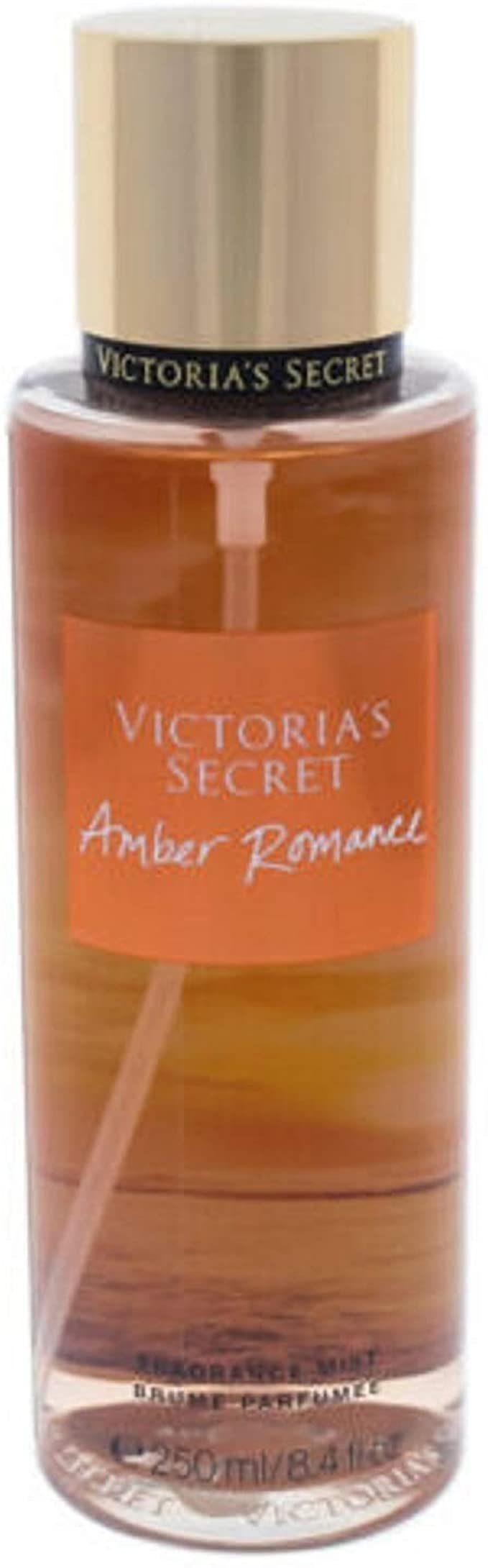 Victoria's Secret Fragrance Mist Amber Romance, 250 ml/8.4 oz, Ambar, X-Small