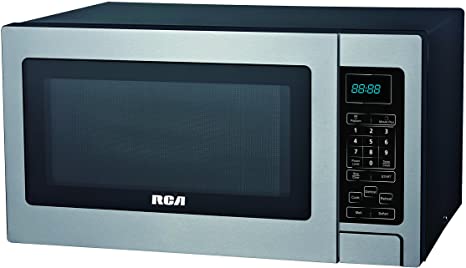 RCA RMW1126 1.1 Cubic Foot Microwave, Stainless Steel