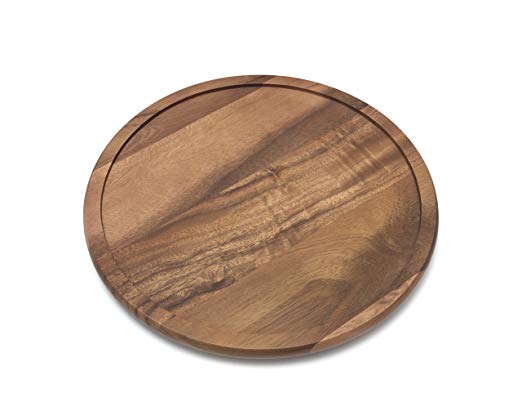 Lipper International 1304 Acacia Wood 14" Kitchen Turntable