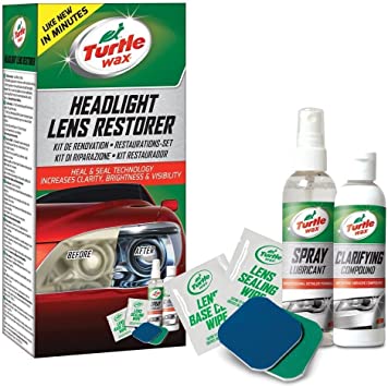 Turtle Wax 51768 Kit de restauration de phares Kit de nettoyage de phares