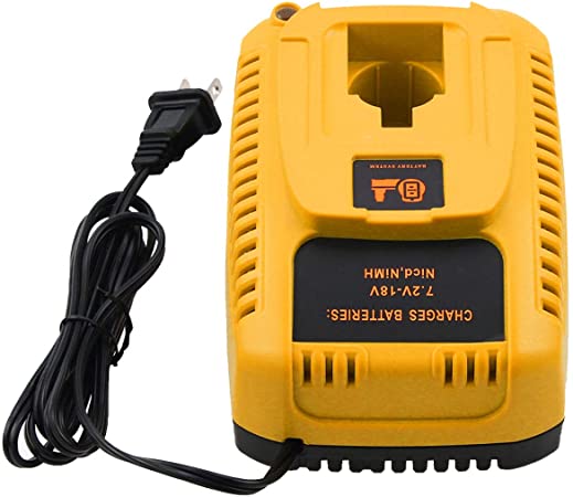 DC9310 Fast Charger Compatible with Dewalt 7.2V/12V/14.4V/18V Ni-Mh&Ni-Cd Battery DW9057 DW9061 DC9071 DC9091 DC9096 DC9098 DC9099 DE9057 DW9096 DW9098 DW9099