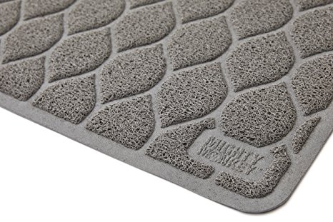 The Original MIGHTY MONKEY Premium Non-Slip Cat Litter Mat, Phthalate Free, 35î x 23î, Traps Litter, Best Scatter Control, Easy to Clean, Soft on Paws