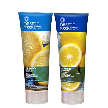 Desert Essence Italian Lemon Shampoo & Conditioner Bundle - 8 fl oz ea