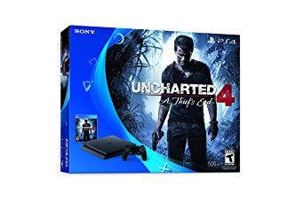 PlayStation 4 Slim 500GB Console - Uncharted 4 Bundle - Console Edition