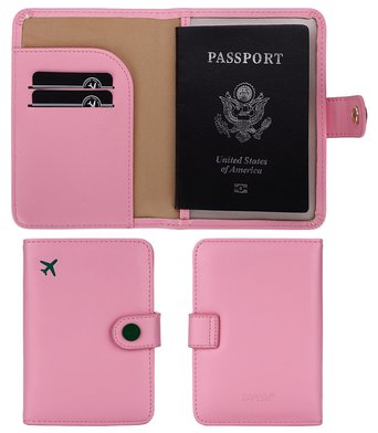 Zoppen Unisex RFID Blocking Journey Passport Id Card Holder, Travel Cover