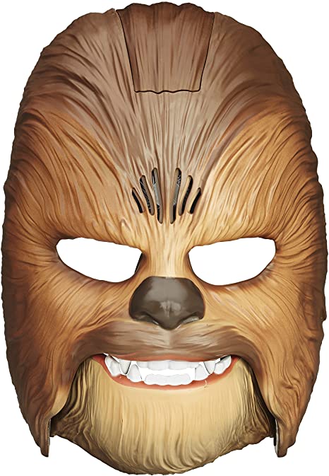 Star Wars Movie Roaring Chewbacca Wookiee Sounds Mask, Funny GRAAAAWR Noises, Sound Effects, Ages 5 and up, Brown (Amazon Exclusive)