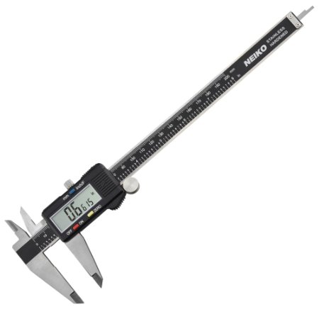 Neiko® 01408A Electronic Digital Caliper with Extra Large LCD Screen | 0 - 8 Inches | Inch/Fractions/Millimeter Conversion