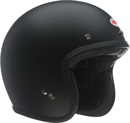 Bell Custom 500 Open-Face Motorcycle Helmet(Solid Matte Black, Medium)