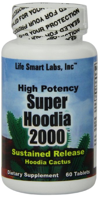 2000 MG Super Hoodia Time Release Hoodia diet pills 2000mg per 2 cap serving