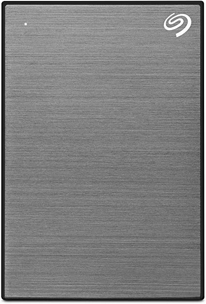 Seagate 1TB Backup Plus Slim USB 3.0 Portable 2.5 Inch External Hard Drive for PC and Mac (Space Grey)