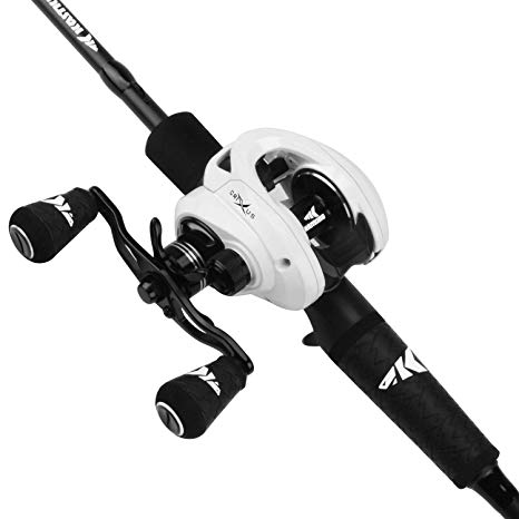 KastKing Crixus Fishing Rod and Reel Combo, Spinning and Casting Combos, IM6 Graphite Blank Rods,SuperPolymer Handle