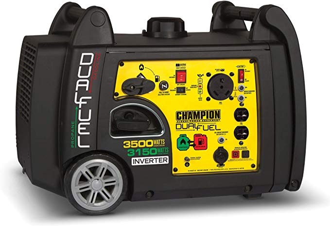 Champion 3500 Watt Dual Fuel Inverter Portable Generator