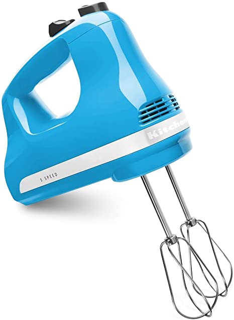 KitchenAid KHM512CL 5-Speed Ultra Power Hand Mixer, Crystal Blue