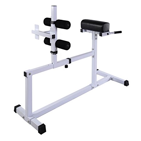 Goplus Fitness Hyper Extension Hyperextension Bench Chair Workout Core Abdominal