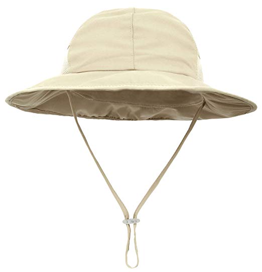 SimpliKids Sun Hat Baby Toddler Kids UPF 50  Sun Protection Wide Brim Bucket Hat