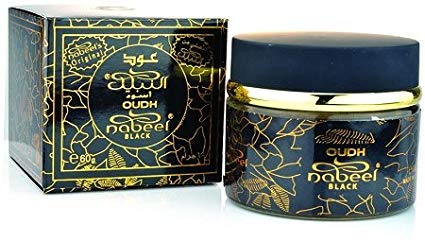 Oudh Black (60g) Agarwood Bakhoor Incense by Nabeel