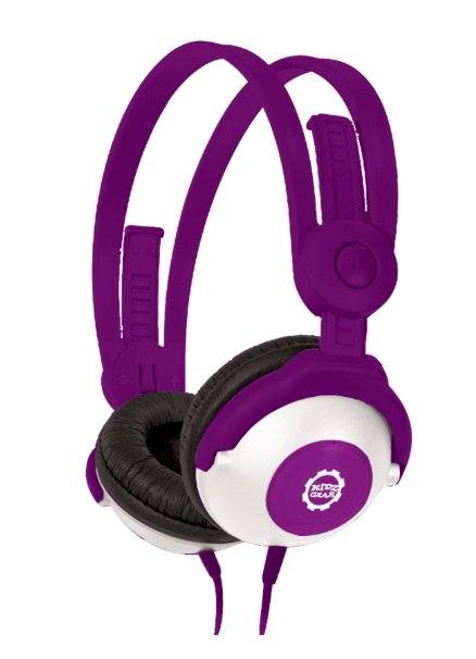 Kidz Gear Wired Headphones For Kids - Purple