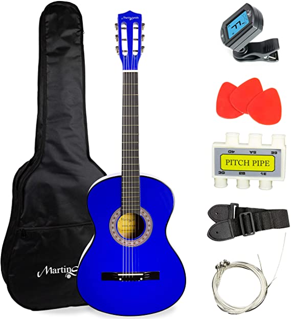 Martin Smith W-38-BL Acoustic Guitar Pack, Blue