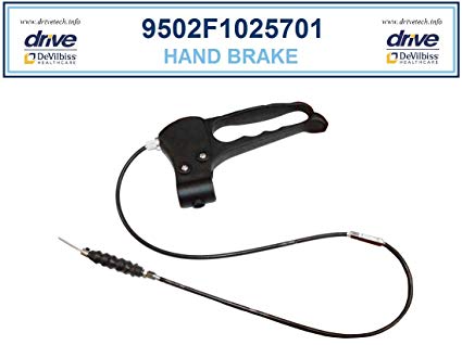 Drive Medical 10257 Rollator Replacement Hand Brake with Cable - Part 9502F1025701-1 Each