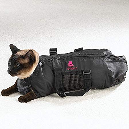 Heavy Duty Mesh Cat Grooming Bathing Restraint Bag 3 Sizes & Vet Sets Available