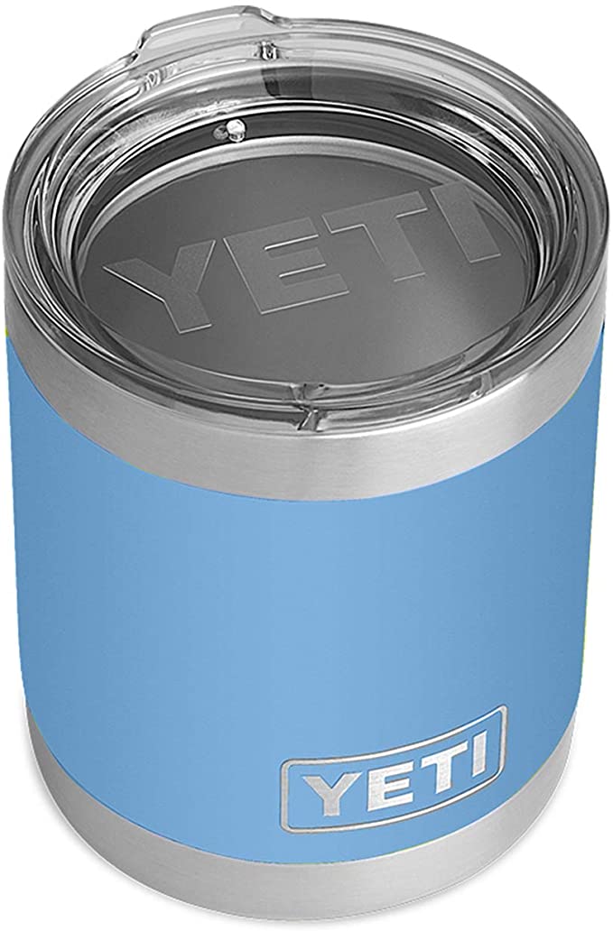 YETI Rambler 10 oz Lowball, Vacuum Insulated, Stainless Steel with Standard Lid