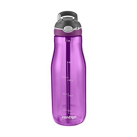 Contigo Auto Spout Ashland Water Bottle, 40 oz, Radiant Orchid