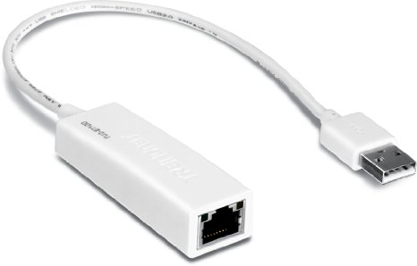 TRENDnet USB 20 to 10100 Fast Ethernet LAN Wired Network Adapter for Macbook Chromebook Windows 81 and Earlier Wii Wii U Linux and Specific Android Tablets ASIX AX88772A Chipset TU2-ET100