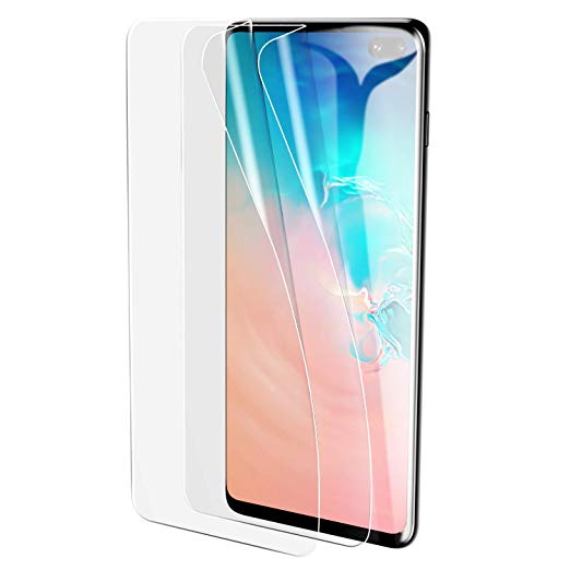 TOZO for Samsung Galaxy S10 Plus Screen Protector [ HD Full Frame ] Premium Slim TPU 6H Hardness Super Easy Apply for Samsung Galaxy S10  Work with Most case (Clear)