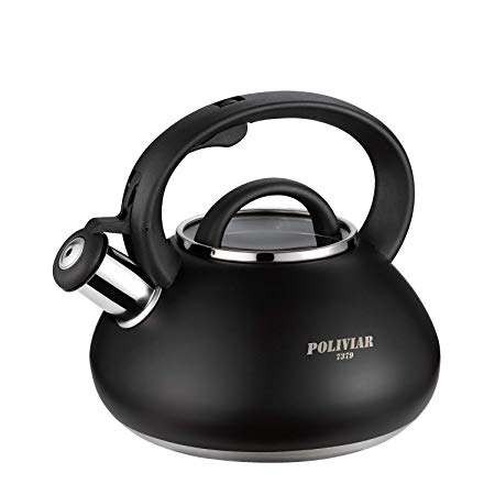 Poliviar Tea Kettle 2.7 Quart Natural Stone