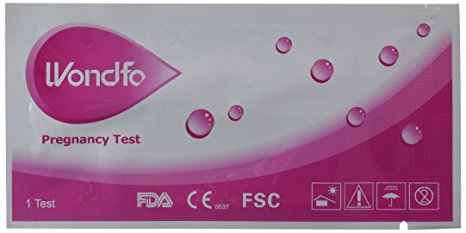 Wondfo Pregnancy Test Strips, 25-count [Health and Beauty]
