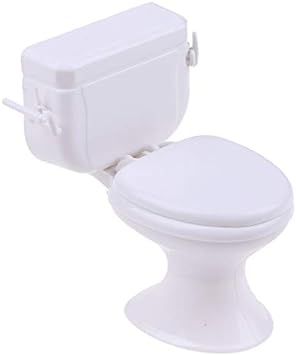 1Pcs Mini White Toilet Cover Toilet Toys | Toilet Cake Decor, Doll Accessories for Girl Party Favours